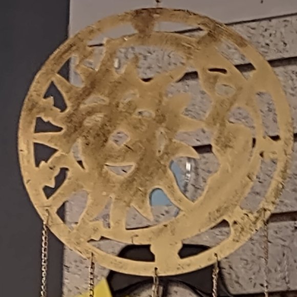 Sun and moon brass wind chimes - Picture 2 of 2